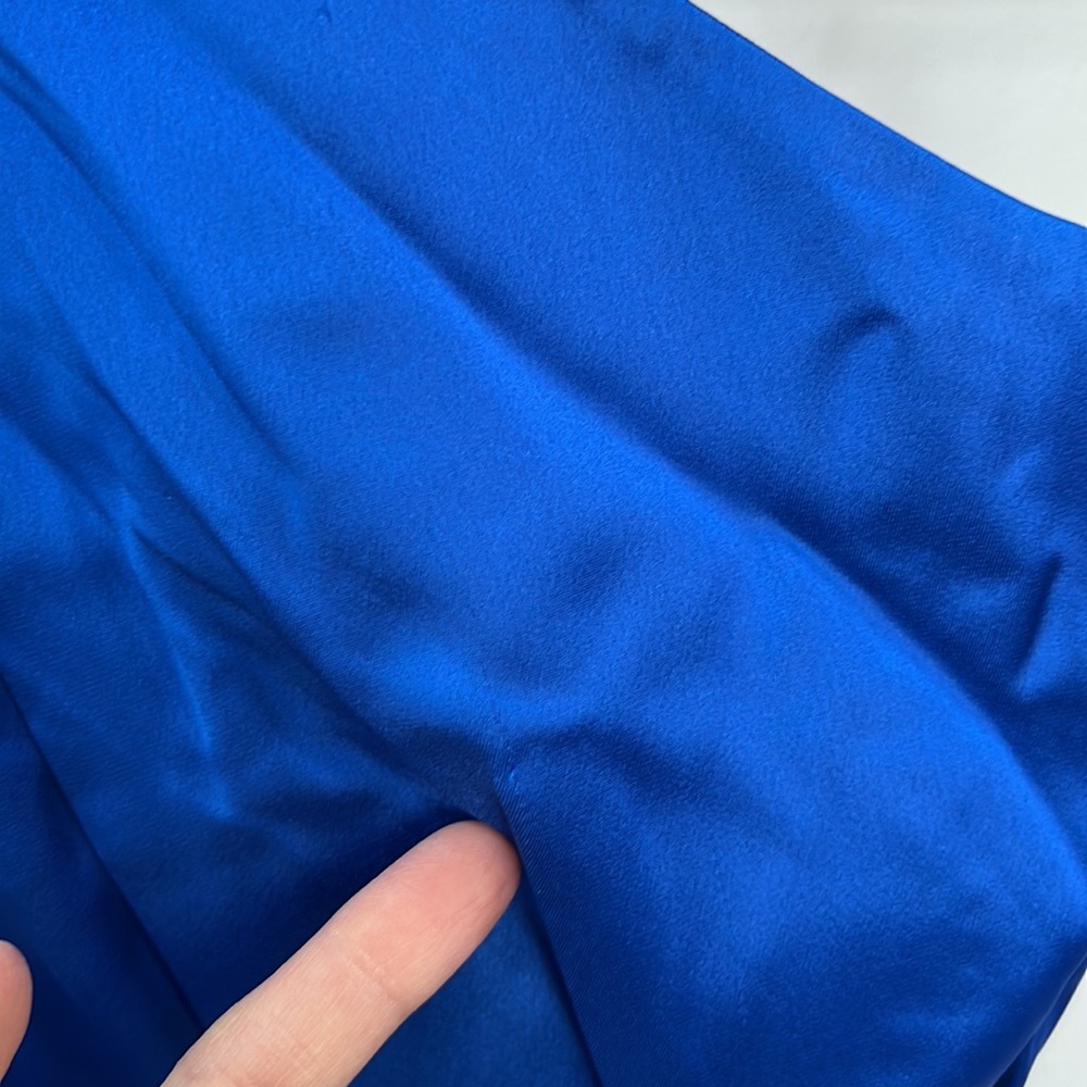 SAU LEE Preston Dress one shoulder blue - Picture 13 of 13